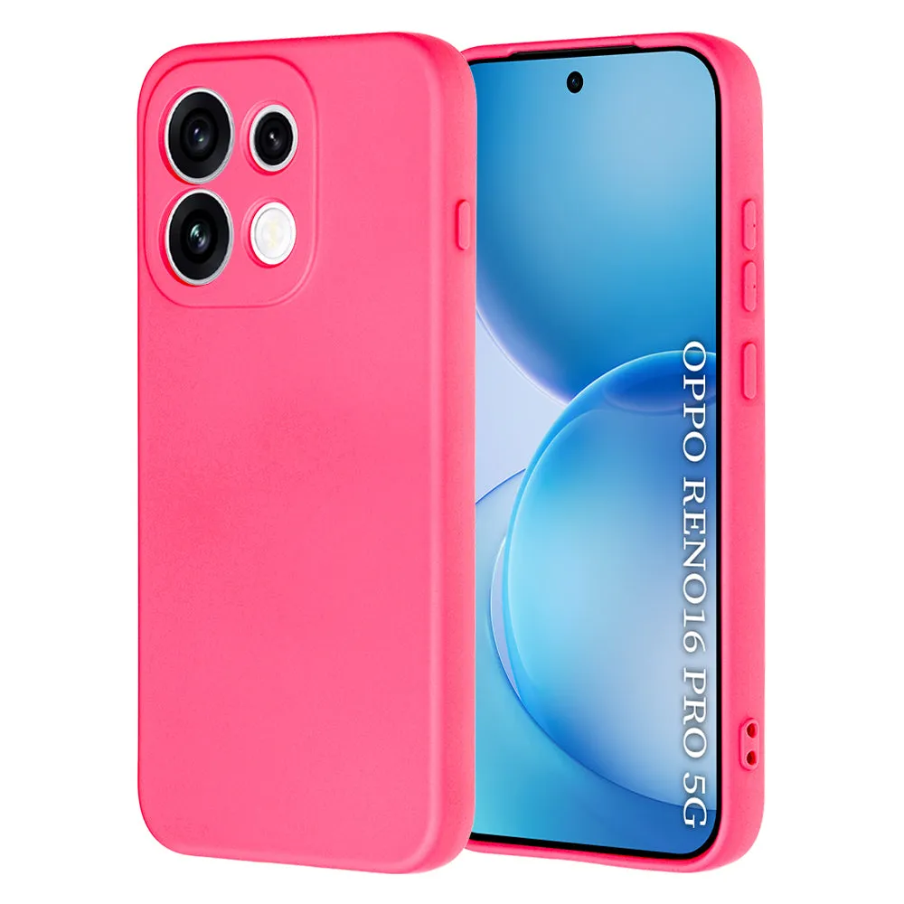 Custodia per Oppo Reno16 Pro, Techsuit, SoftFlex, Rosa Scuro - immagine 1