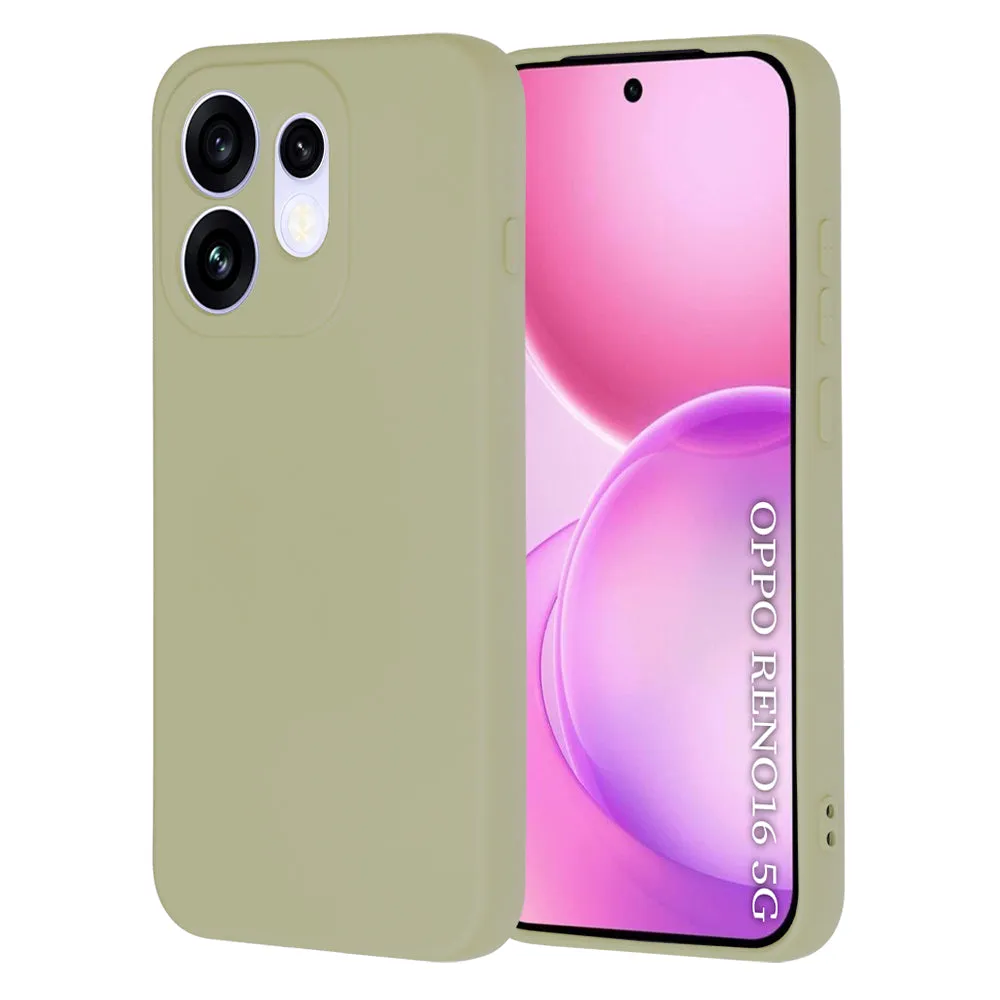 Custodia per Oppo Reno16, Techsuit, SoftFlex, Matcha - immagine 1