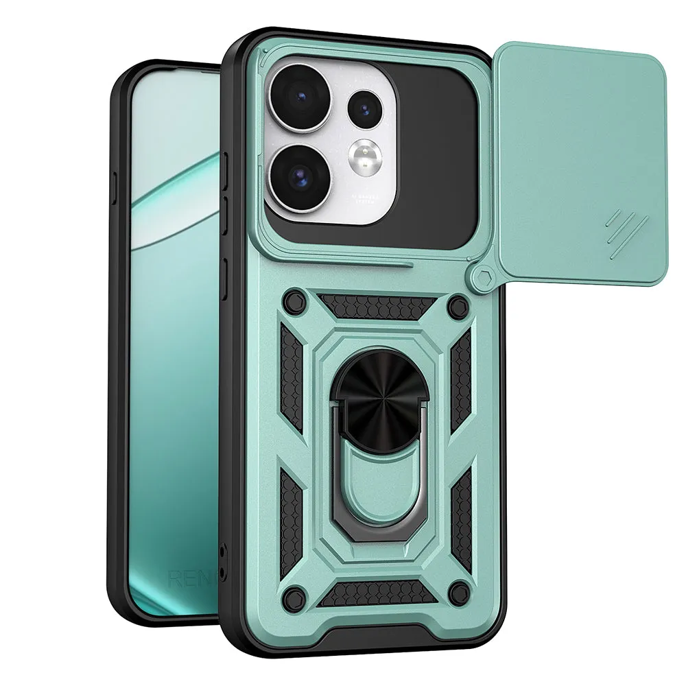Custodia per Oppo Reno16 / Reno16 Pro, Techsuit, CamShield, Verde - immagine 1