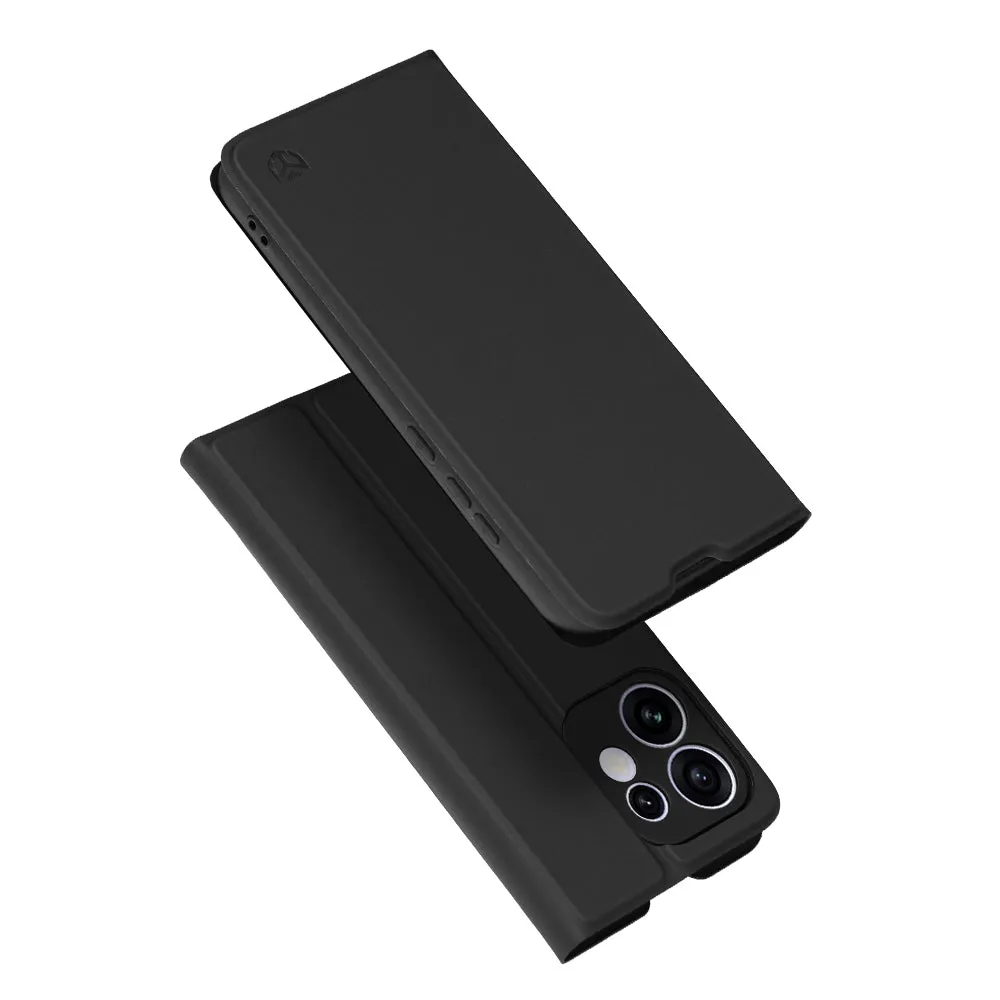 Custodia per Oppo Reno16, Techsuit, Magskin Book, Nera - immagine 1