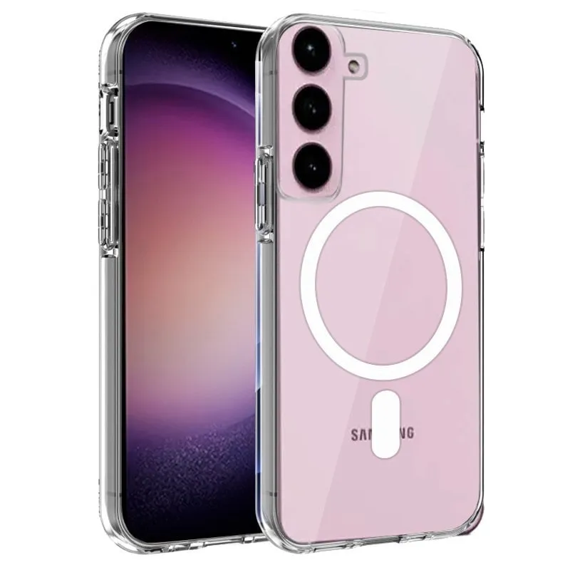 Fantastica custodia magnetica trasparente per Samsung S916 Galaxy S23 Plus - immagine 1