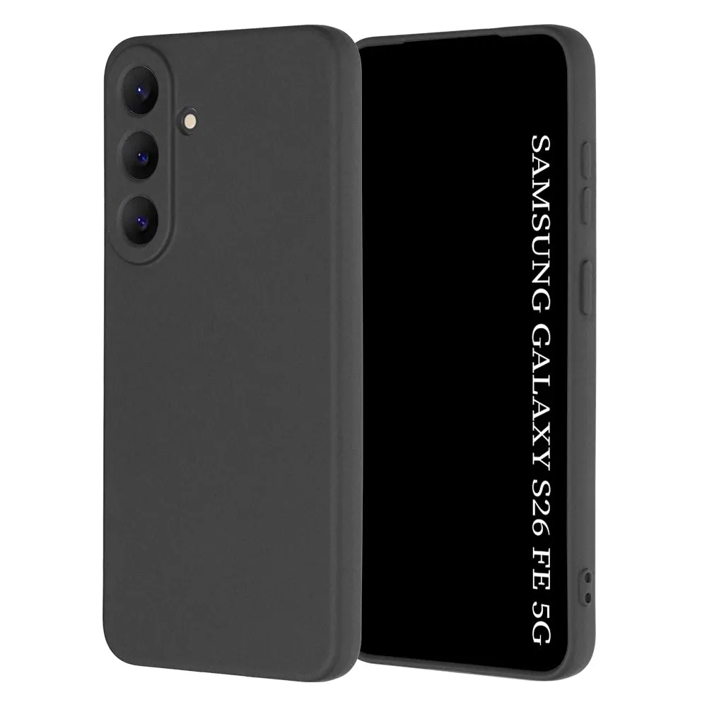 Custodia per Samsung Galaxy S26 FE S741 / S25 FE, Techsuit, SoftFlex, Nera - immagine 1