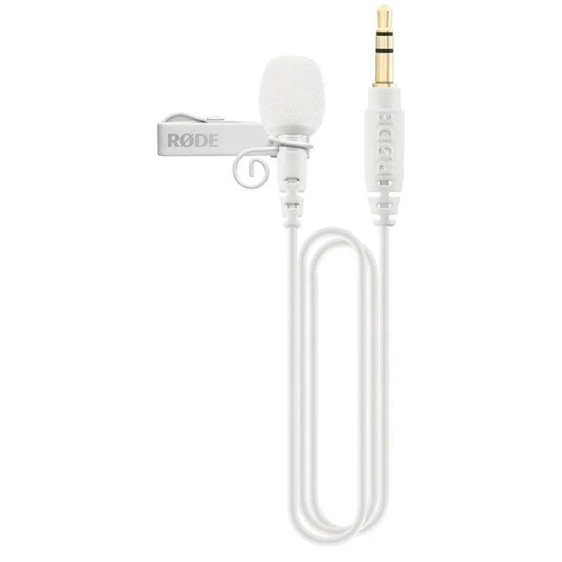 Microfono Rode Lavalier GO mini-jack omnidirezionale bianco compatto - immagine 1