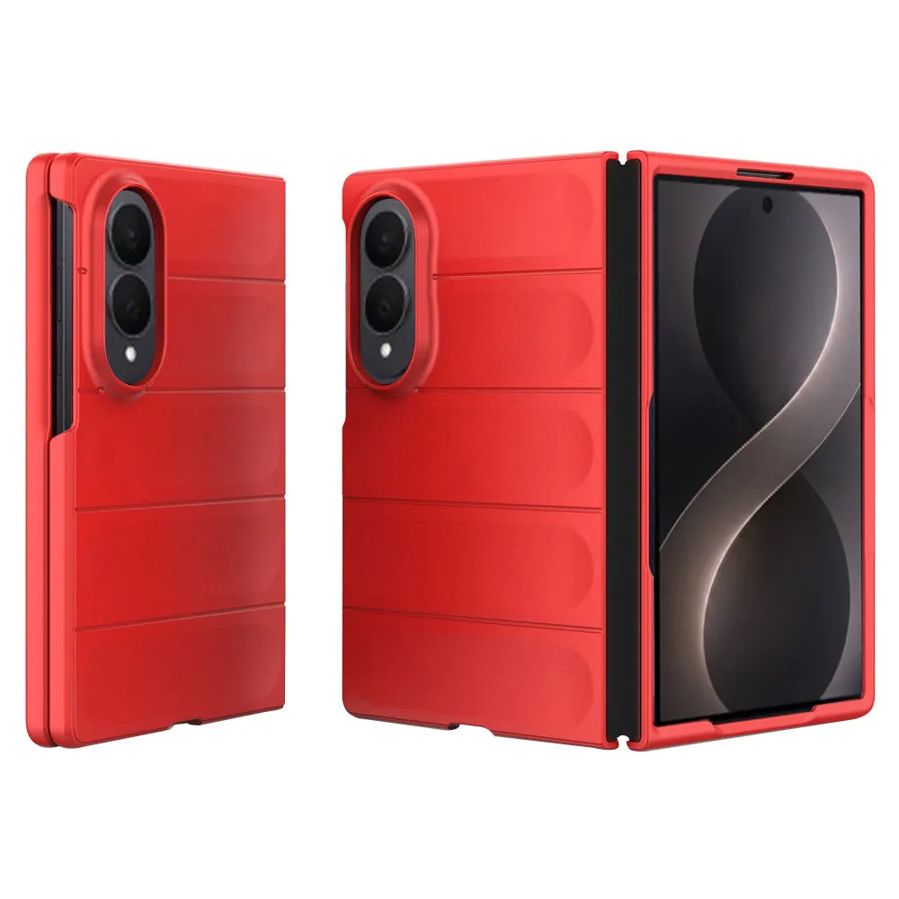 Custodia per Samsung Galaxy Z Fold8 F971, Techsuit, Magic Shield, Rossa - immagine 1