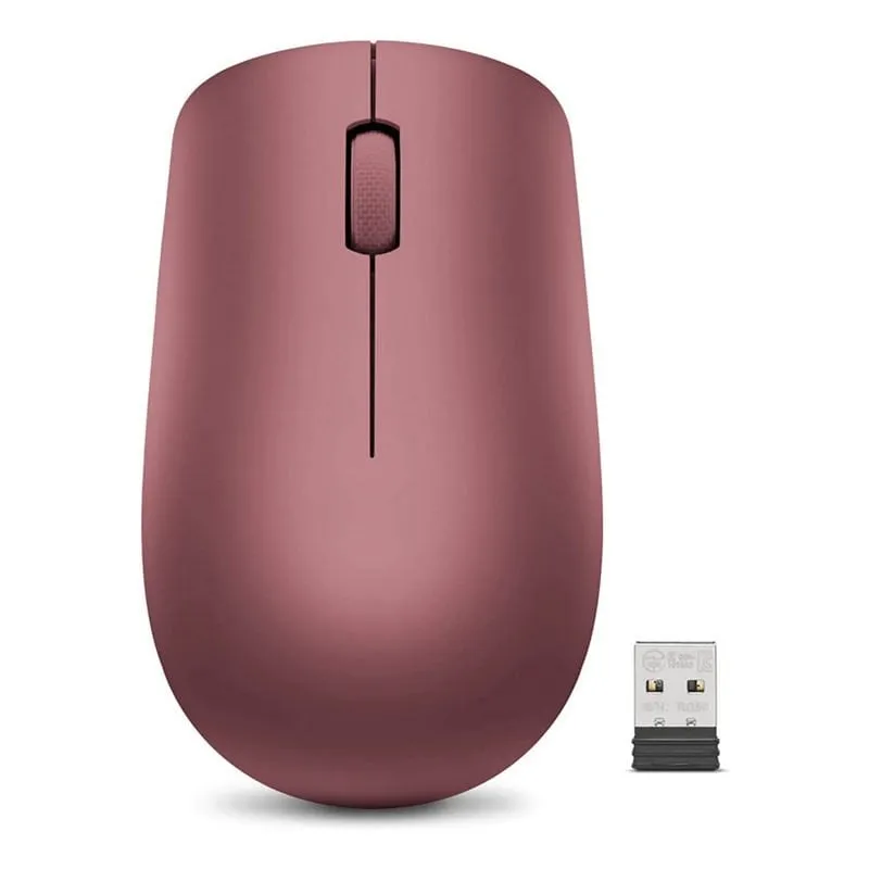 Mouse ottico wireless Lenovo 530 1200 DPI Rosso - immagine 1