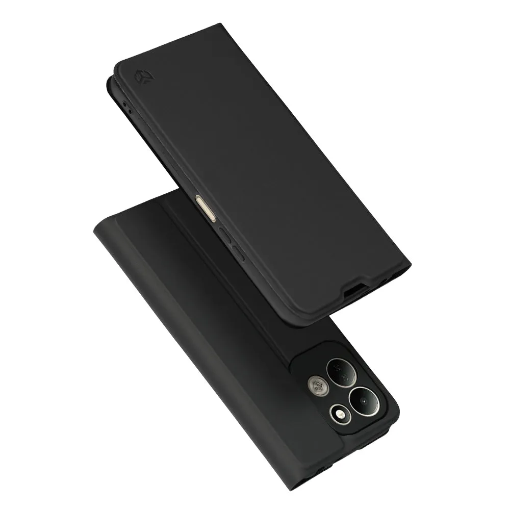 Custodia per Xiaomi Redmi 17 5G / 17 4G, Techsuit, Magskin Book, Nera - immagine 1