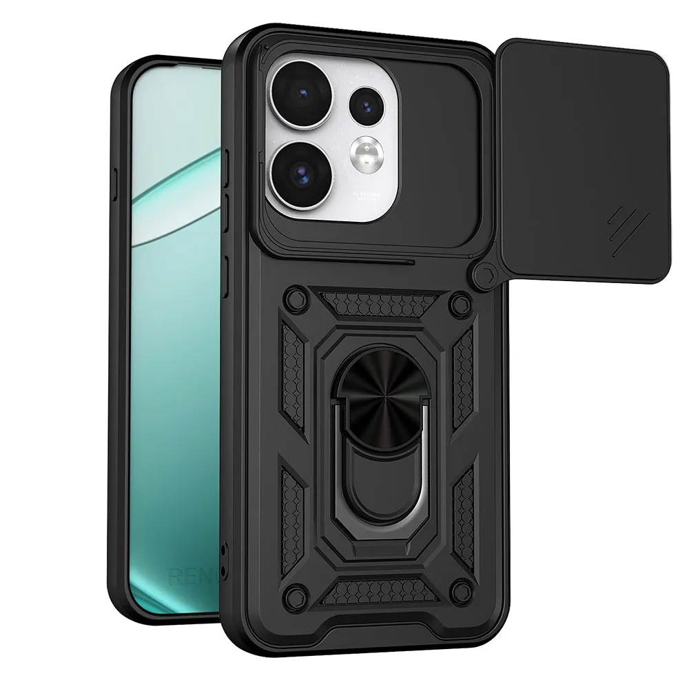 Custodia per Oppo Reno16 / Reno16 Pro, Techsuit, CamShield, Nera - immagine 1