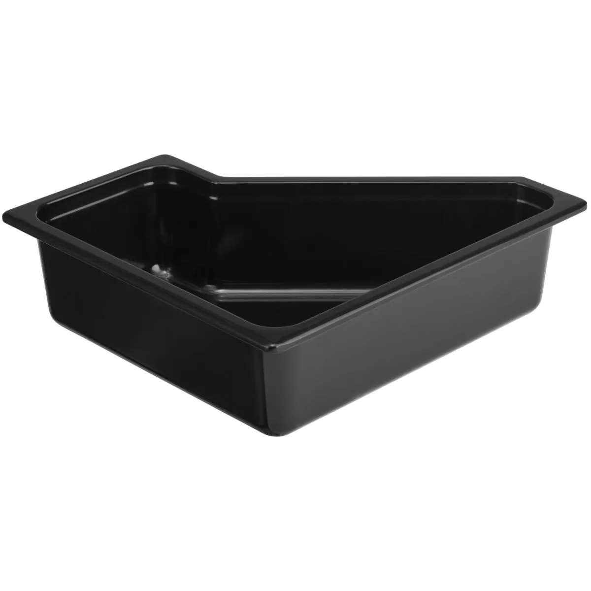 VEGA Contenitore Melamina Gastronorm 2/4; GN 3/6, 35.3x32.5x10 cm (LxLxP); nero - immagine 1