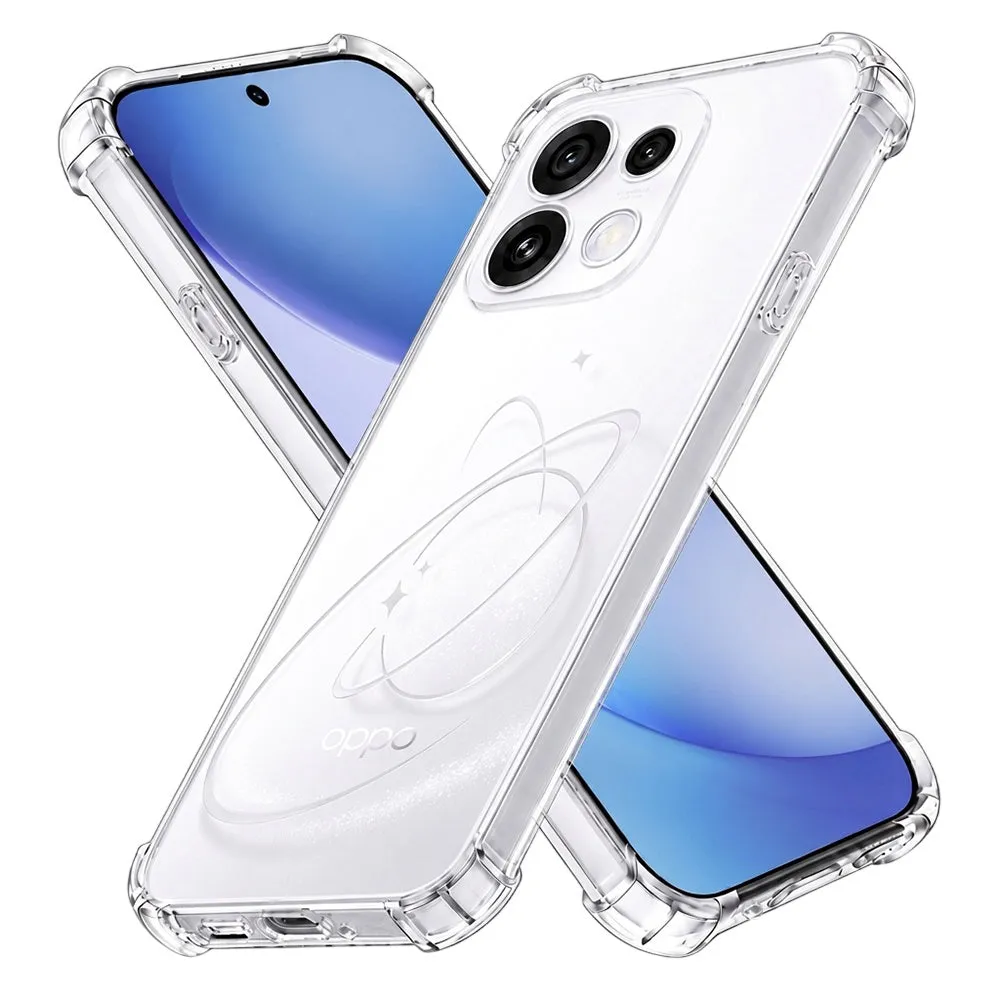 Custodia per Oppo Reno16 Pro, Techsuit, Shockproof Clear, Trasparente - immagine 1