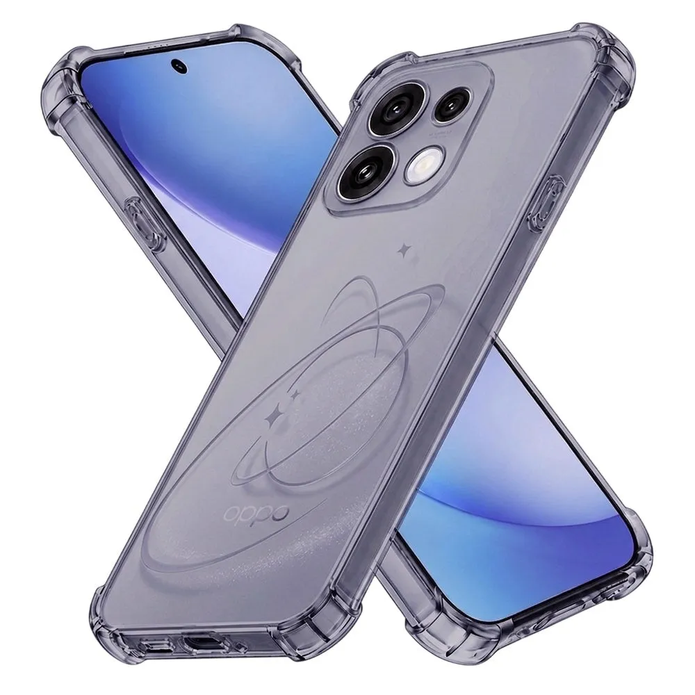 Custodia per Oppo Reno16 Pro, Techsuit, Shockproof Clear, Fumè - immagine 1