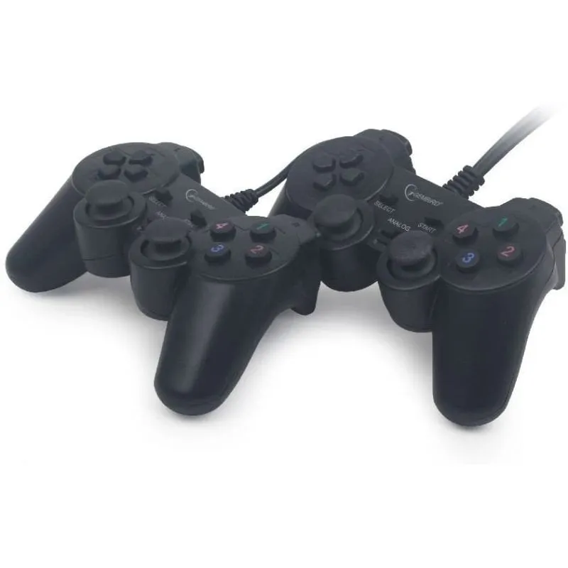 Controller Gembird Dual USB Pack 2 con vibrazione per PC - immagine 1