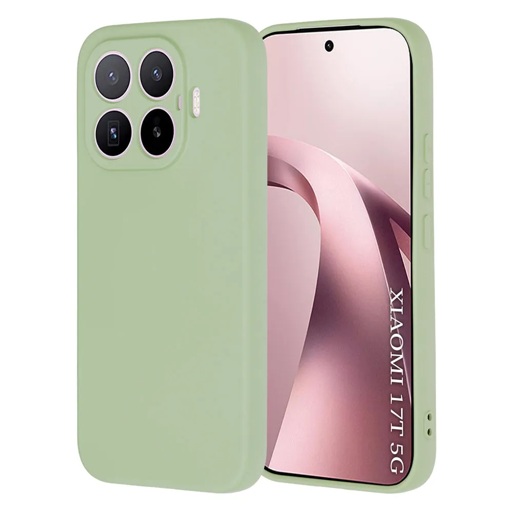 Custodia per Xiaomi 17T, Techsuit, SoftFlex, Verde Chiaro - immagine 1