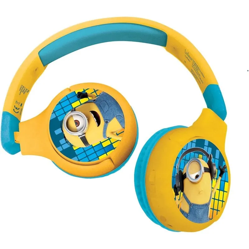 Lexibook Cuffie Bluetooth per bambini 2 in 1 Minions - immagine 1