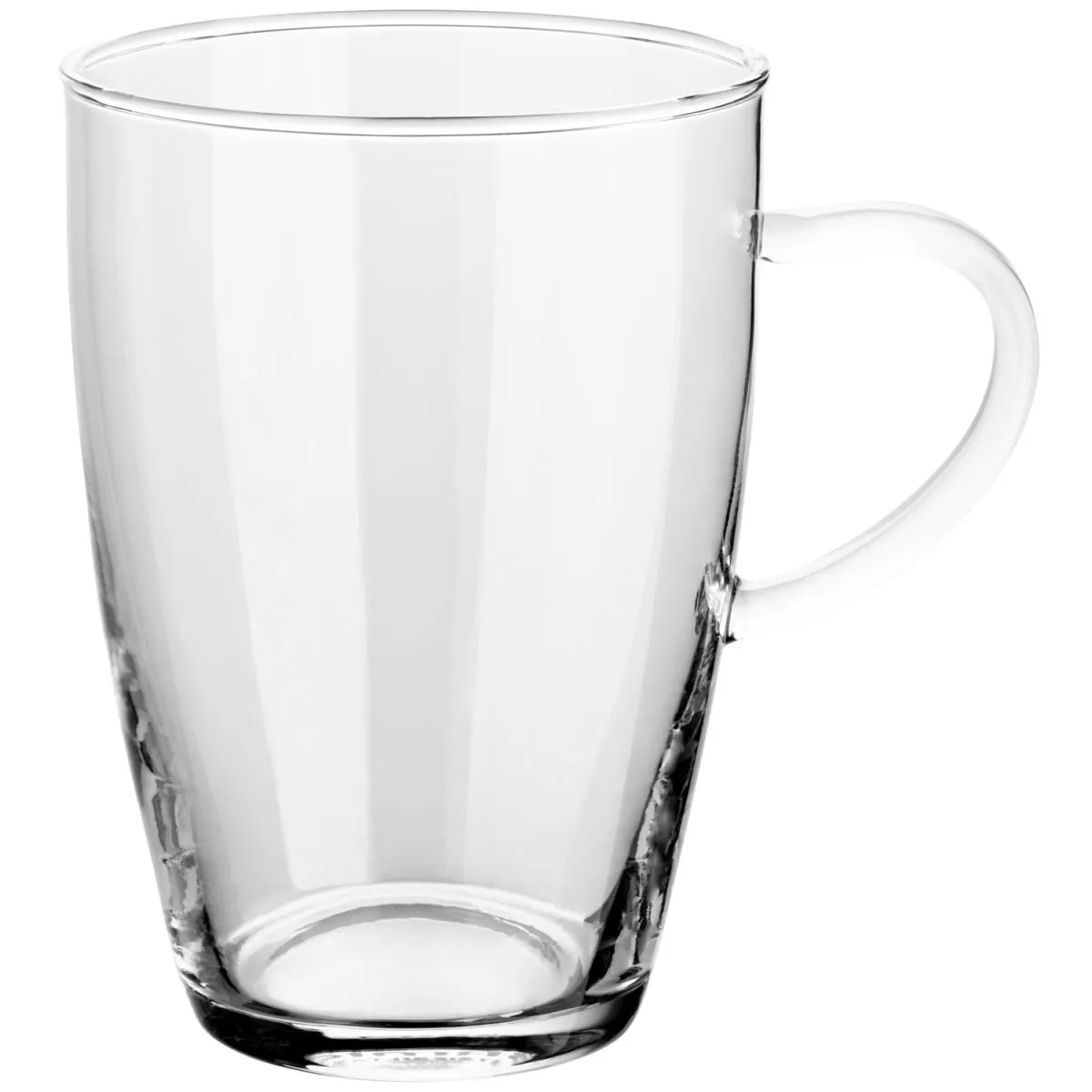 6x VEGA Tazza tè Nini con manico; 460 ml, 8.6x12 cm (ØxH); trasparente; 6 pz. / Pacco - immagine 1