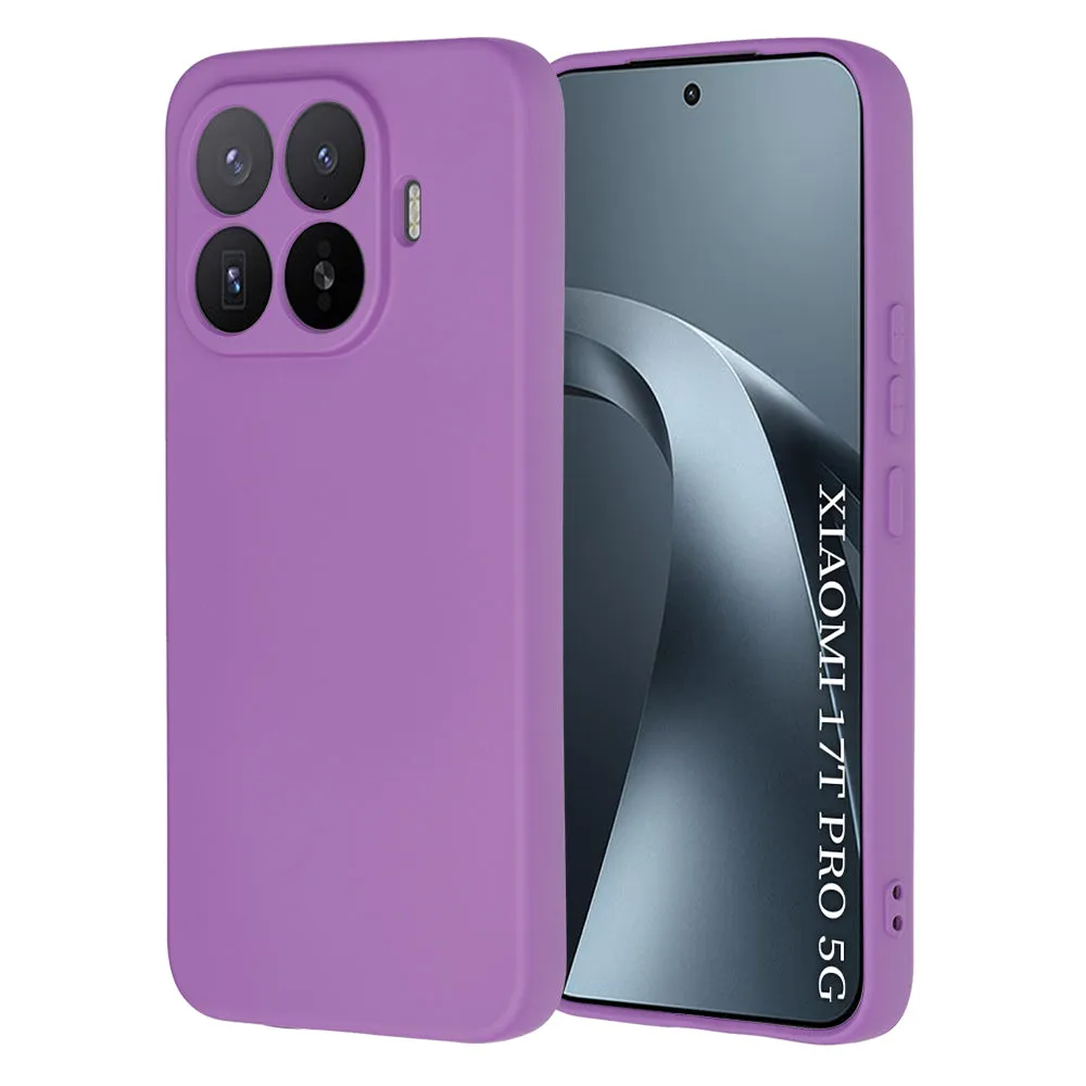 Custodia per Xiaomi 17T Pro, Techsuit, SoftFlex, Viola - immagine 1