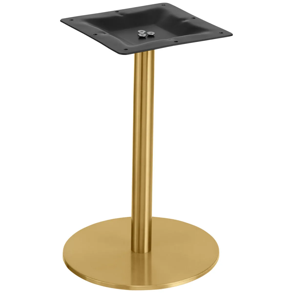 VEGA Base per tavolo basso da interno Orio rotonda; 30x44 cm (ØxH); oro; rotonda - immagine 1