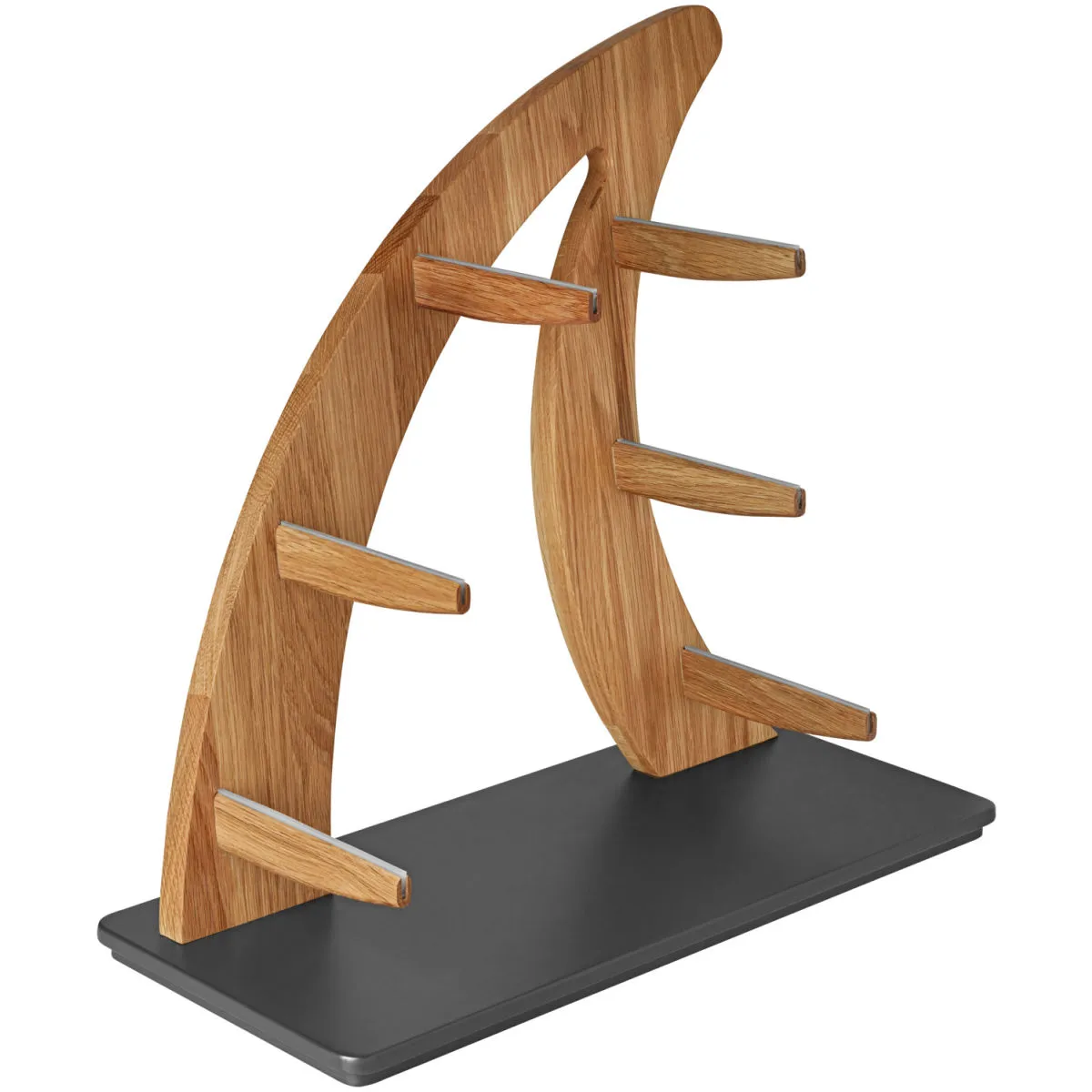 VEGA Etagere per vassoi Montana a tre ripiani; 48x46.2x25.8 cm (LxHxP); quercia/antracite - immagine 1