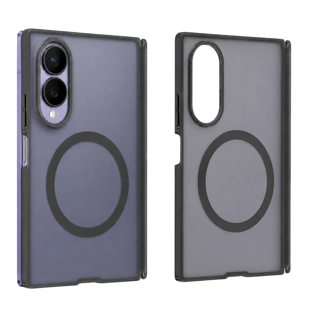 Custodia MagSafe per Samsung Galaxy Z Fold8 F971, Blueo, Skin Friendly Anti-Drop, Nera Satinata - immagine 1