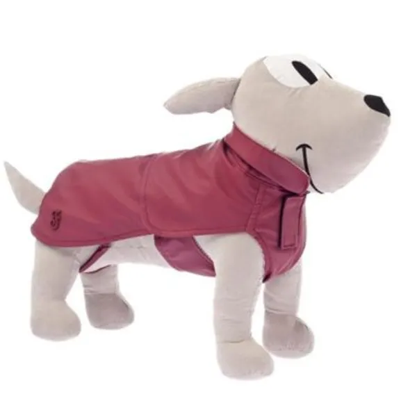 Impermeabile per cani Rugiada con imbottiture in pile estraibile Ferribiella Bordeaux - 65 cm - immagine 1