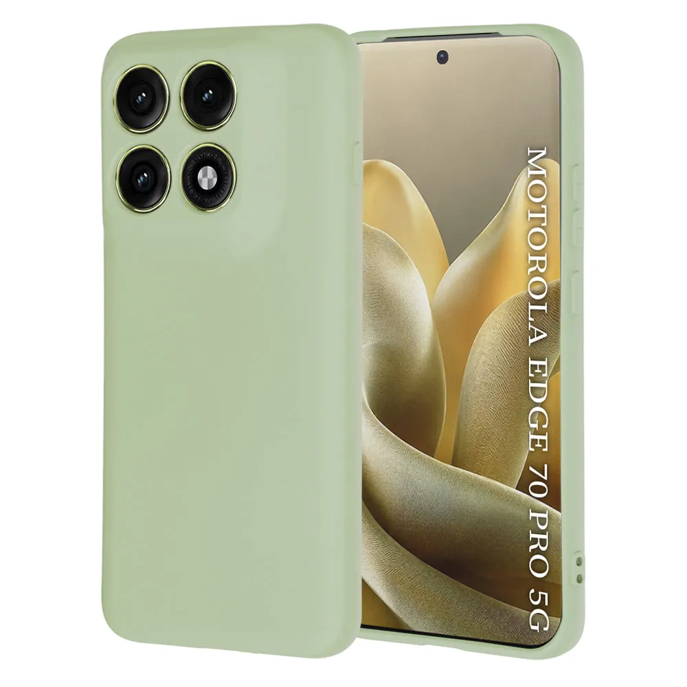 Custodia per Motorola Edge 70 Pro, Techsuit, SoftFlex, Verde Chiaro - immagine 1