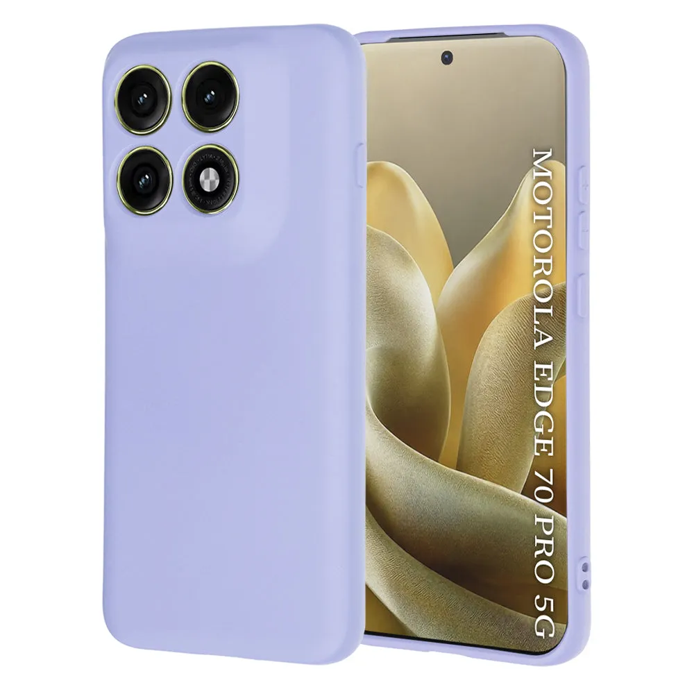 Custodia per Motorola Edge 70 Pro, Techsuit, SoftFlex, Viola Chiaro - immagine 1