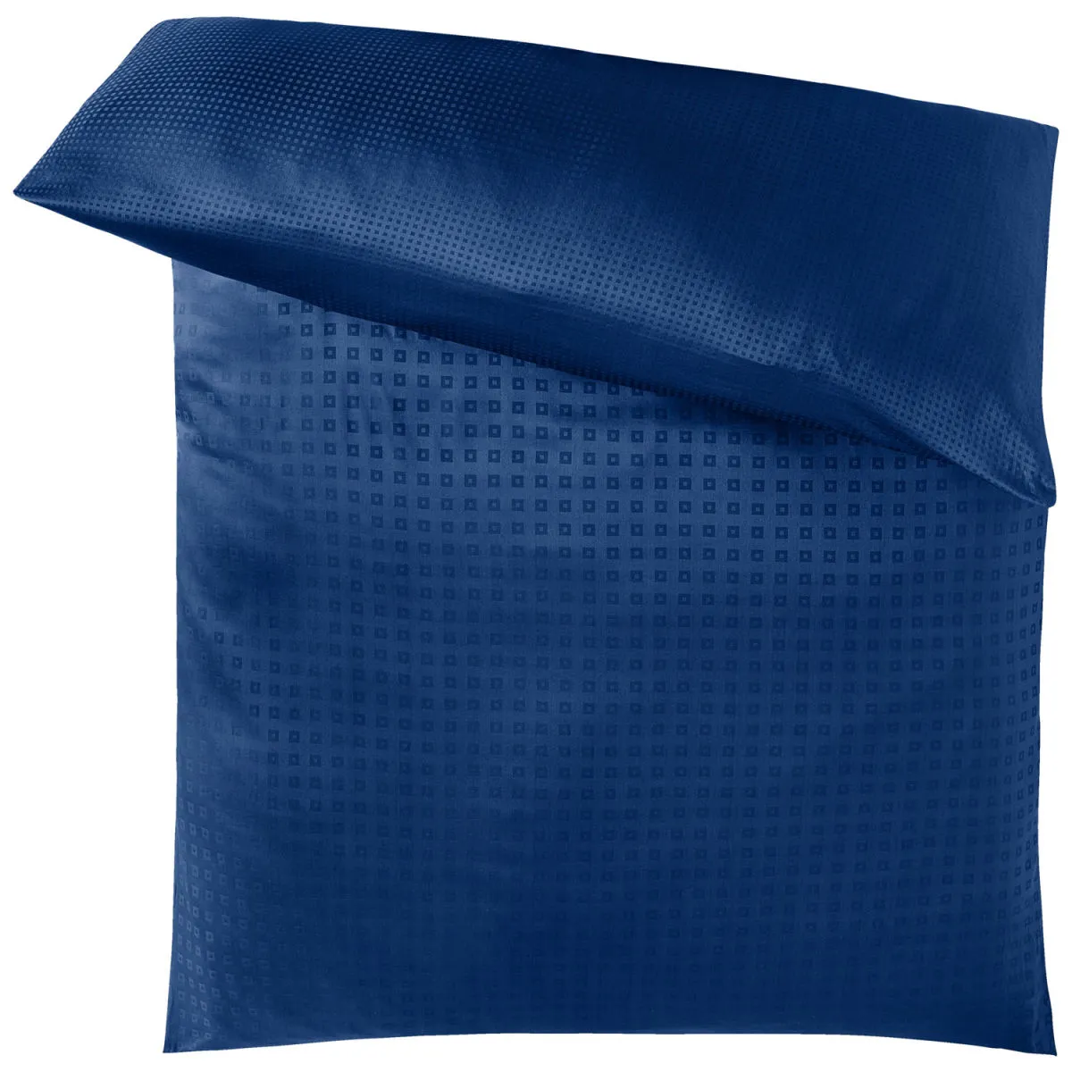 ERWIN M. Copripiumino Cube chiusura con cerniera; 140x200 cm (LxL); blu - immagine 1