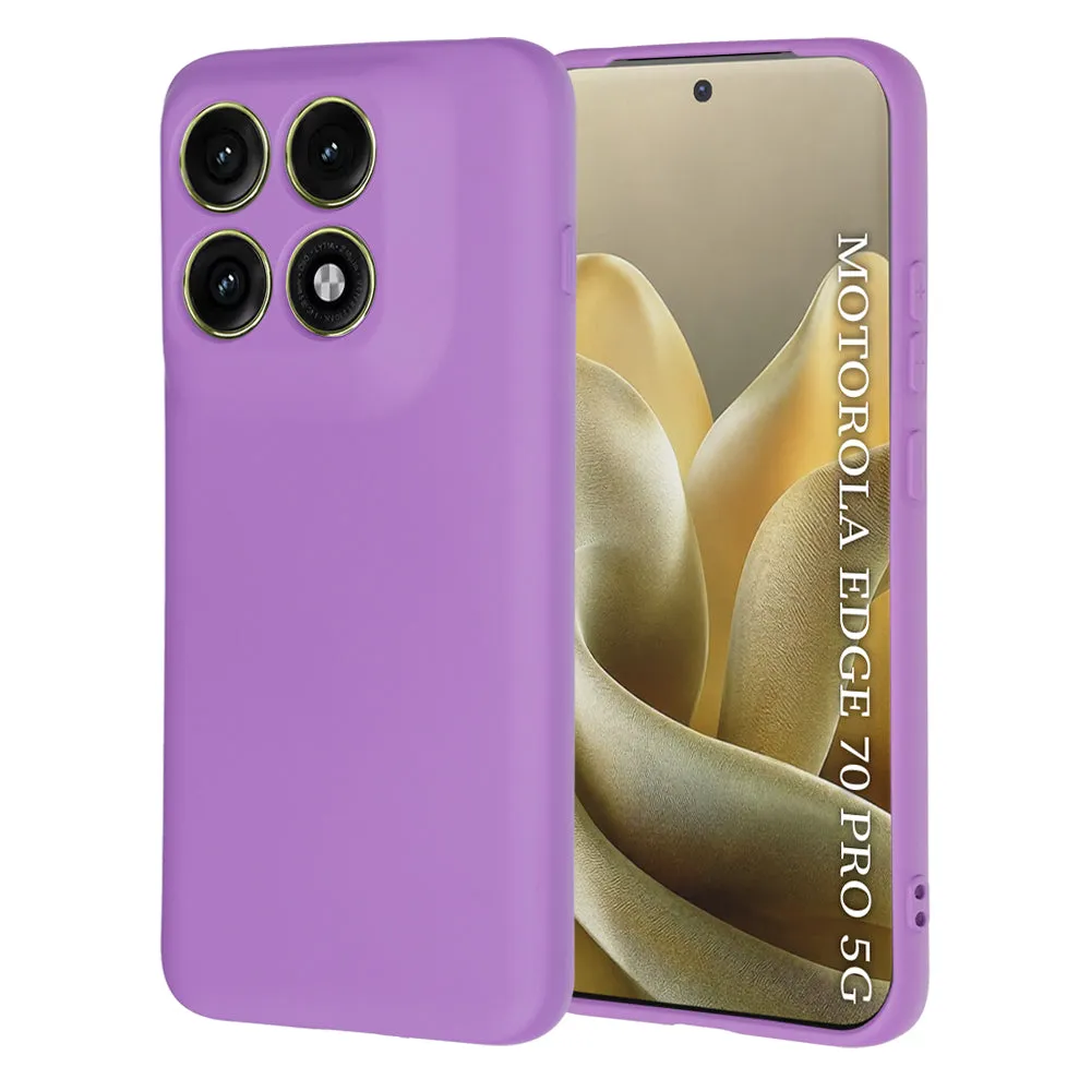 Custodia per Motorola Edge 70 Pro, Techsuit, SoftFlex, Viola - immagine 1