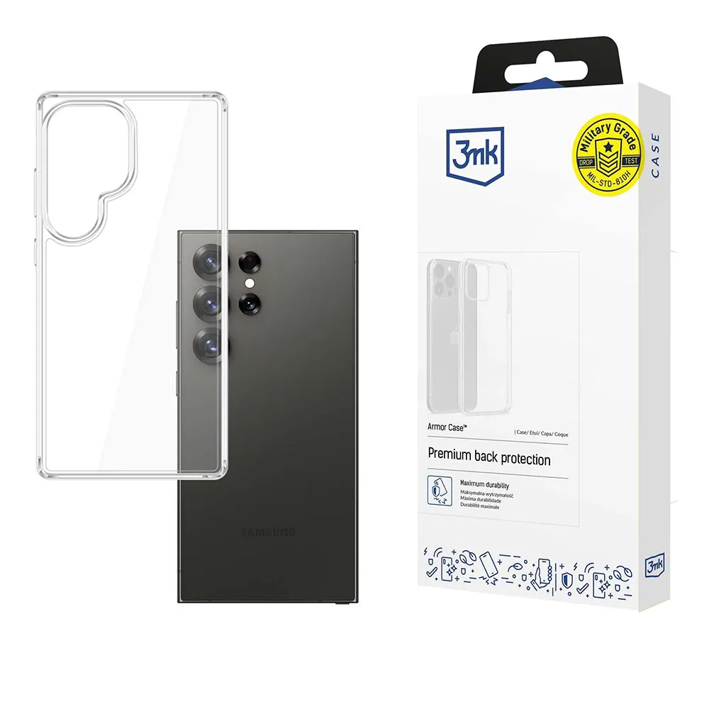Custodia per Samsung Galaxy S25 Ultra S938, 3MK, Armor, Trasparente - immagine 1