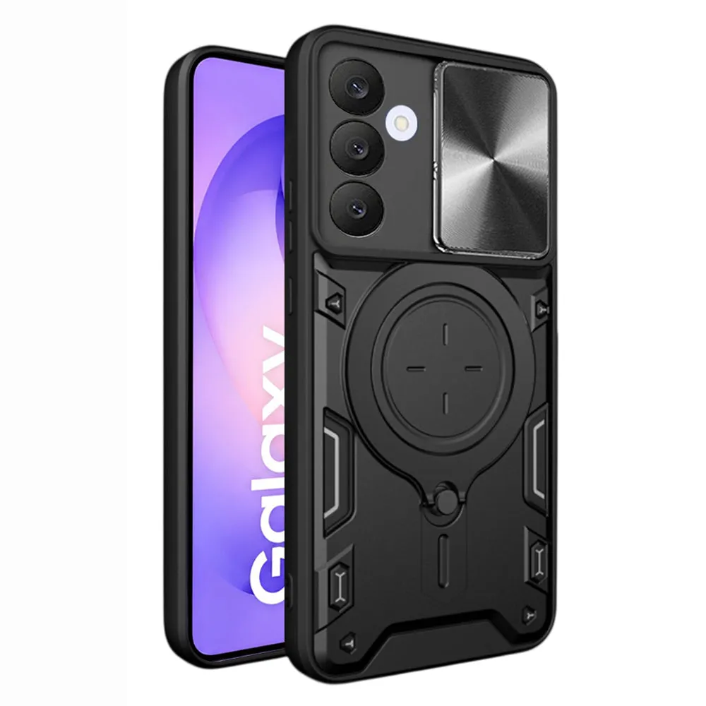 Custodia per Samsung Galaxy S26 FE S741 / S25 FE, Techsuit, CamGuard Pro, Nera - immagine 1