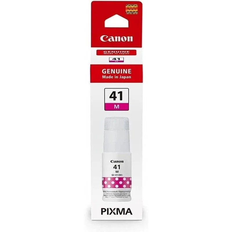 Bottiglia d'inchiostro originale per Canon GI-41 M Magenta - immagine 1