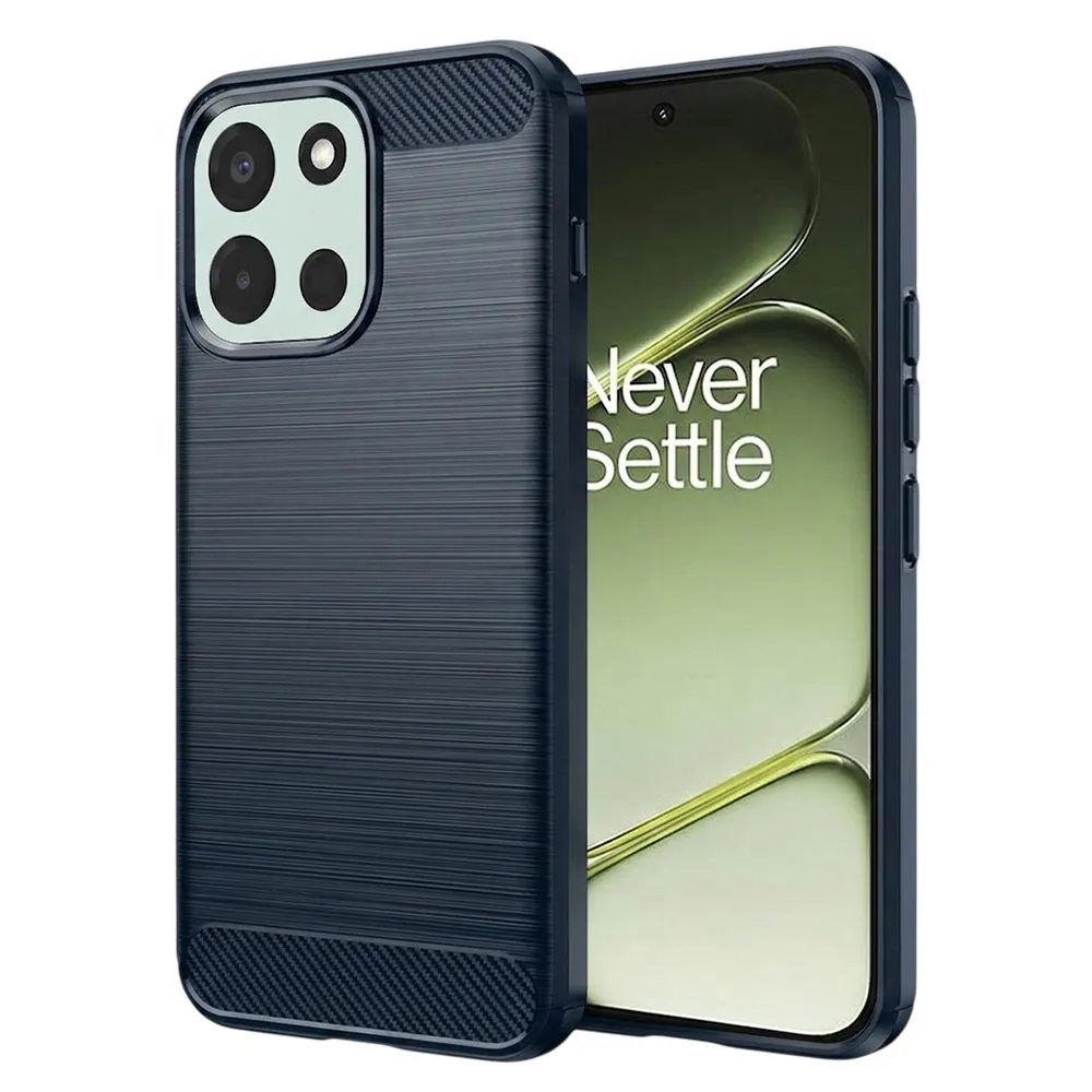 Custodia per OnePlus Nord 6, Techsuit, Carbonio, Blu - immagine 1