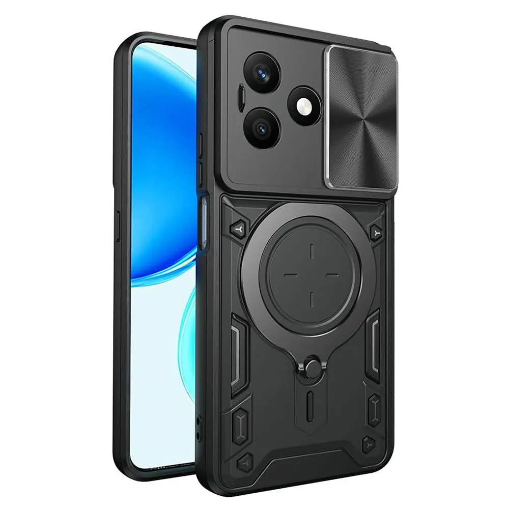 Custodia per Honor X8d, Techsuit, CamGuard Pro, Nera - immagine 1