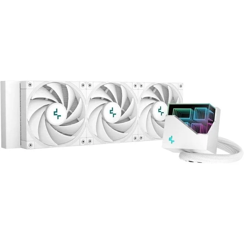 Refrigerazione Liquida Deepcool LT720 360mm 3 Ventole Bianco RGB - immagine 1