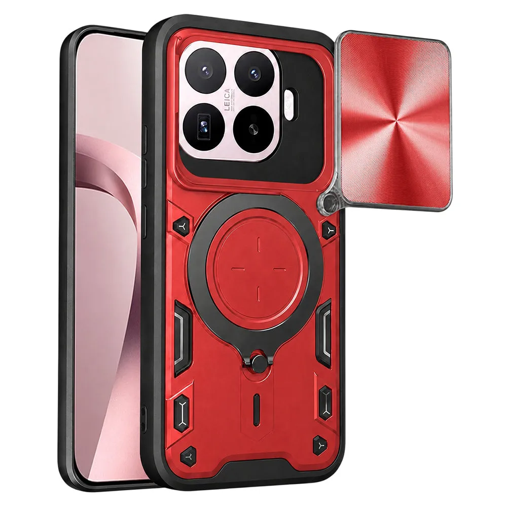 Custodia per Xiaomi 17T, Techsuit, CamGuard Pro, Rossa - immagine 1