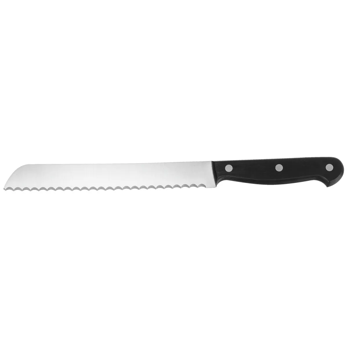 PULSIVA Coltello per il pane POM; lunghezza lama 20 cm, 32 cm (L); nero - immagine 1