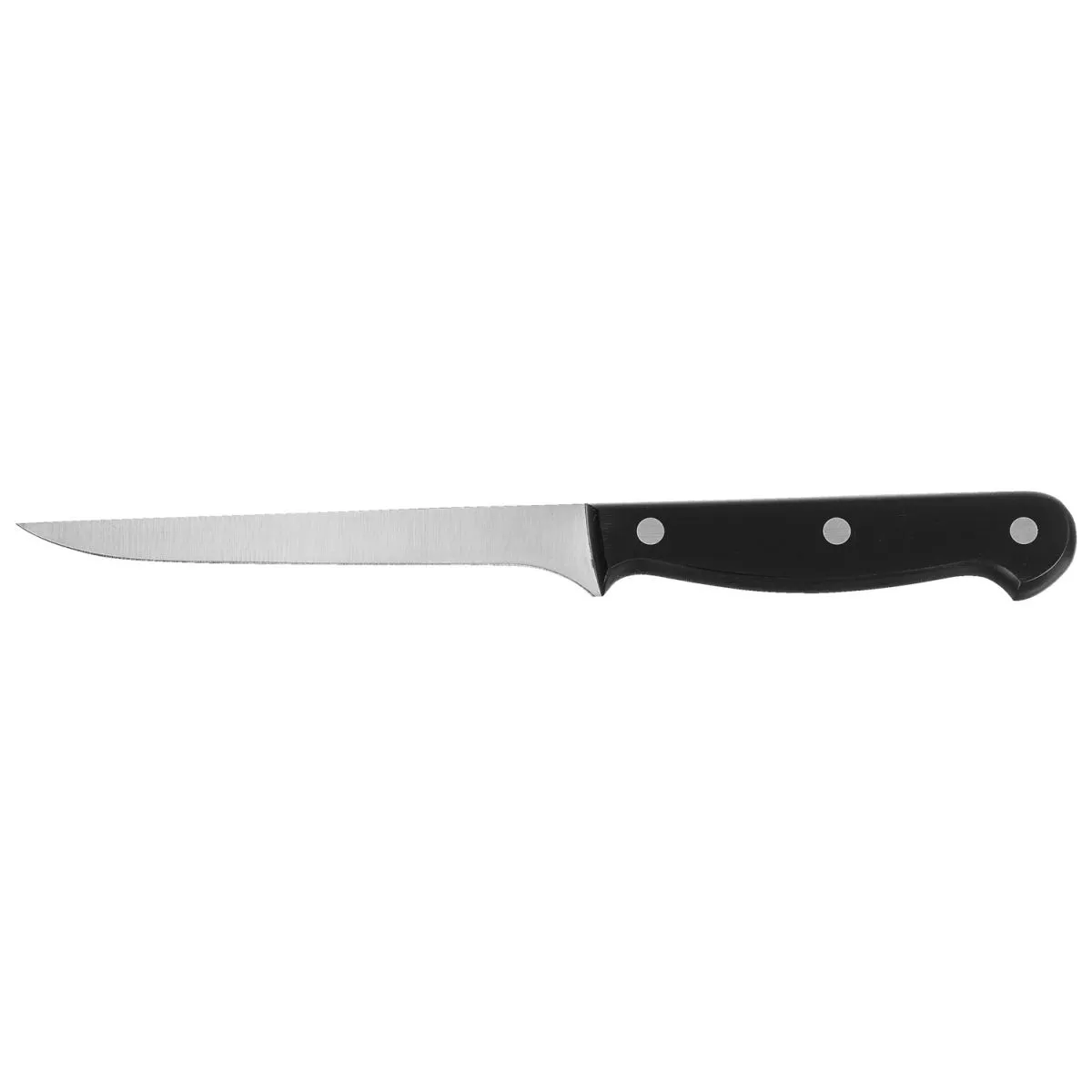 PULSIVA Coltello per filettare POM; lunghezza lama 15 cm, 27 cm (L); nero - immagine 1