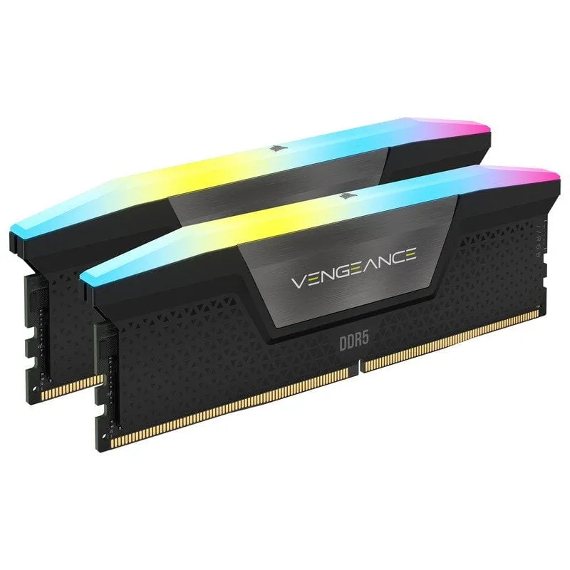 Corsair Vengeance RGB DDR5 6200 MHz PC5-49600 32 GB 2x16 GB CL36 Nero - immagine 1