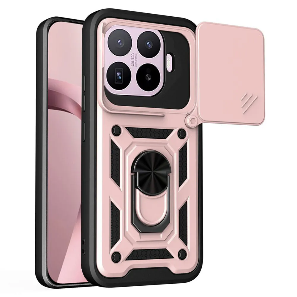 Custodia per Xiaomi 17T, Techsuit, CamShield, Rosa Dorato - immagine 1