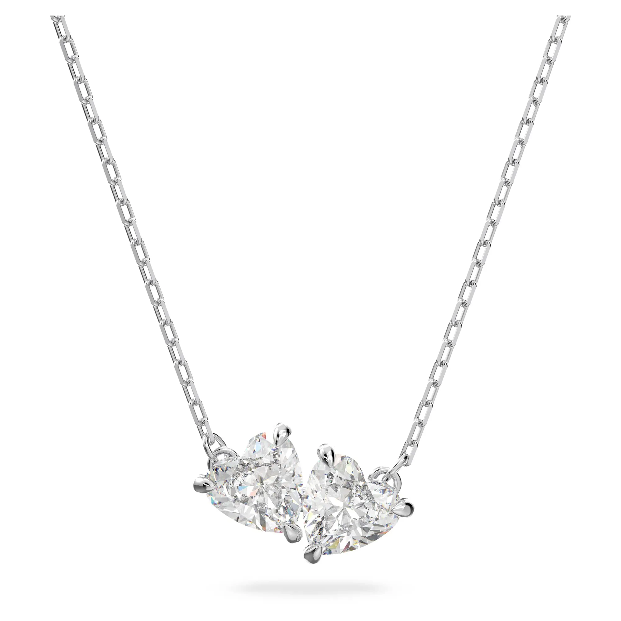 Swarovski Collana Mesmera Attract, Cuore, Bianca, Placcato rodio - immagine 1