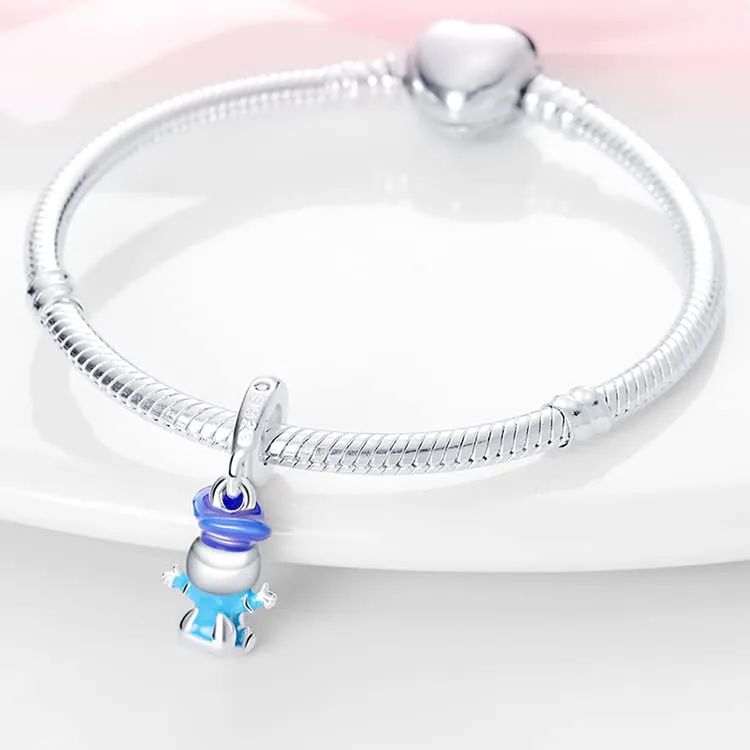 HappyStar charm argento 925,bead charm da donna, ciondolo combinato, I migliori regali per Sorelle e coppie, (perline distanziatrici incluse) - immagine 7