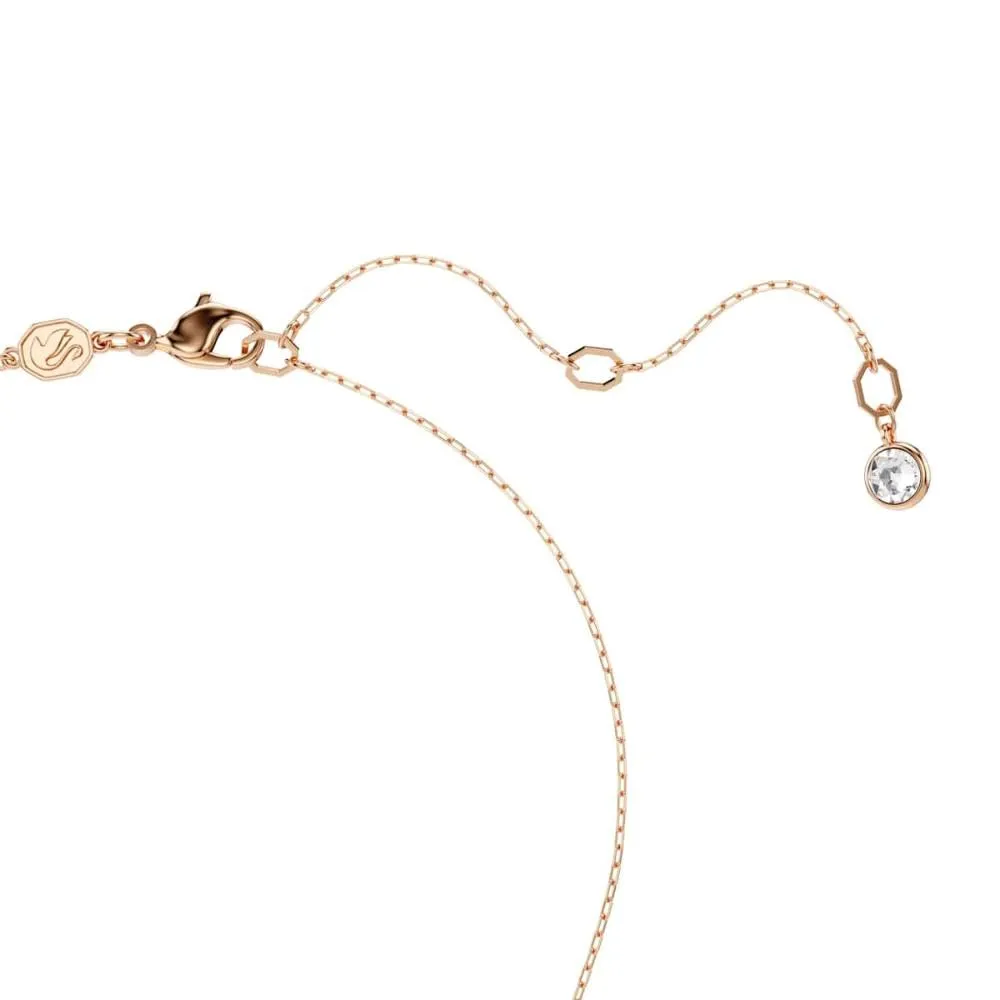Swarovski Pendente Luna, Crystal Pearl, Luna, Multicolore, Placcato color oro rosa - immagine 8