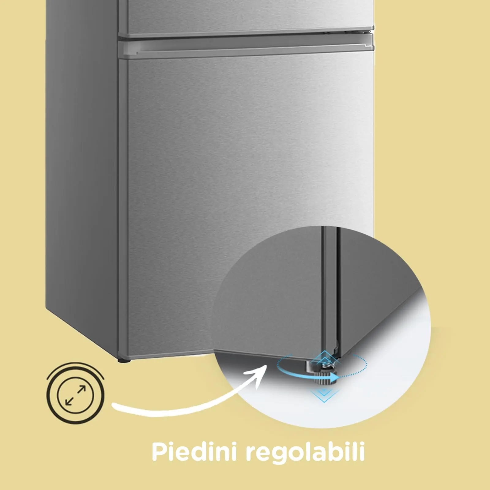 COMFEE' 262L Frigorifero Combinato, Low Frost, RCB359IX2 - immagine 8