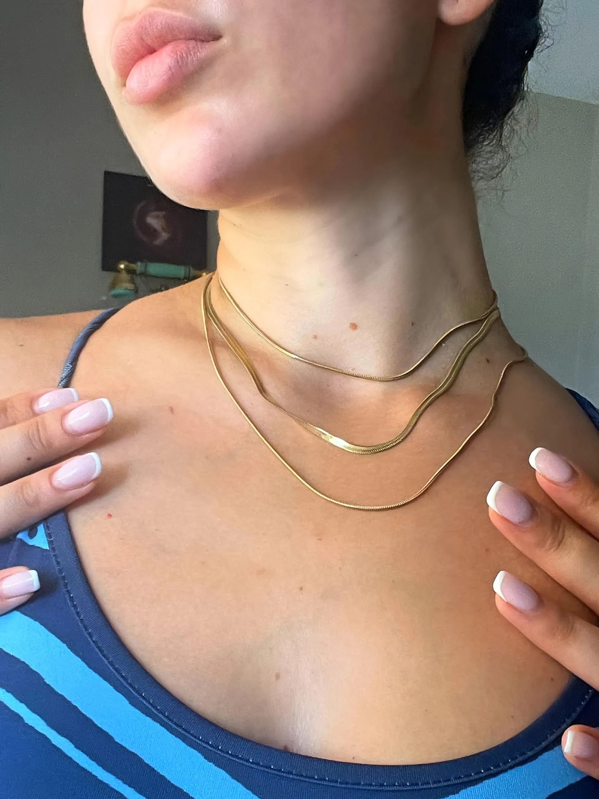 Lolias 3 Pezzi Collana Donna Placcato Oro 14 Carati Estiva Girocollo - immagine 9