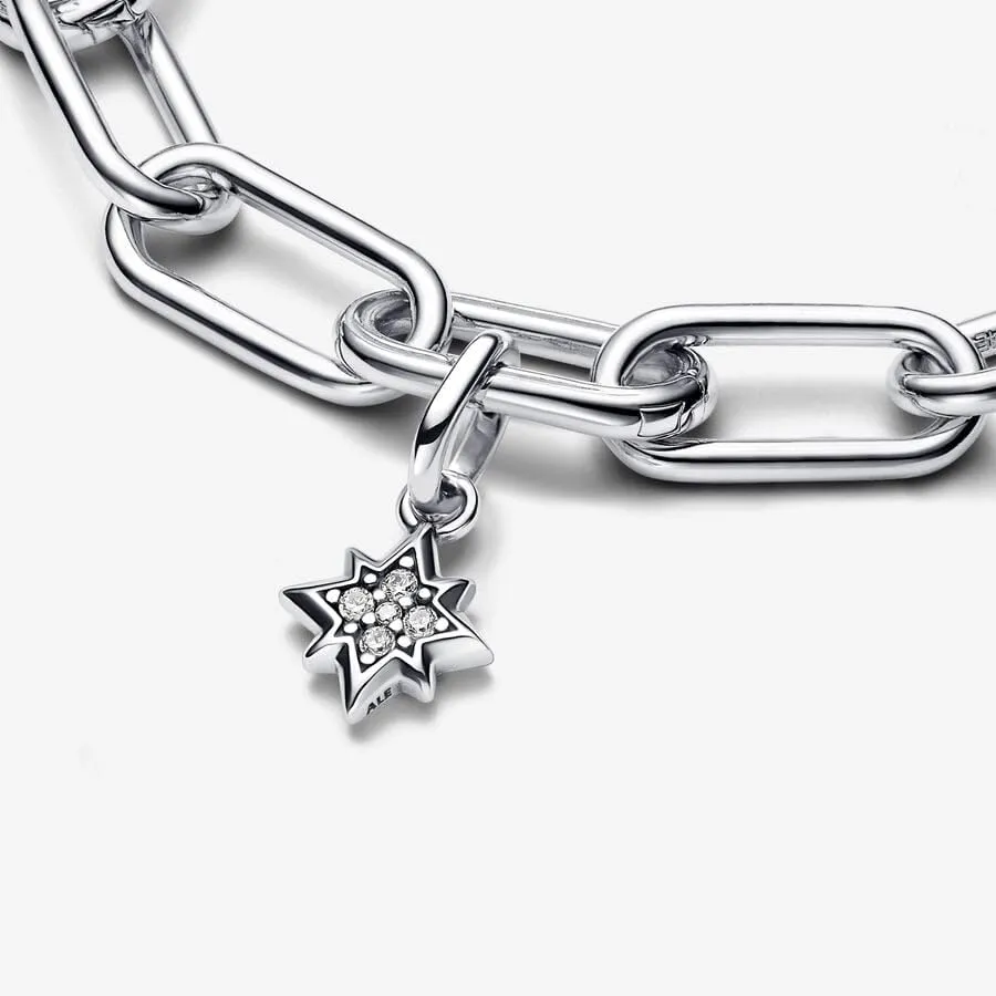 PANDORA ME Mini ciondolo a forma di stella in argento Sterling con zirconia cubica trasparente - immagine 4