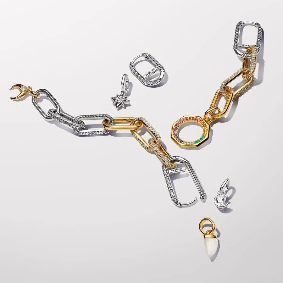 PANDORA ME Mini ciondolo a forma di stella in argento Sterling con zirconia cubica trasparente - immagine 5