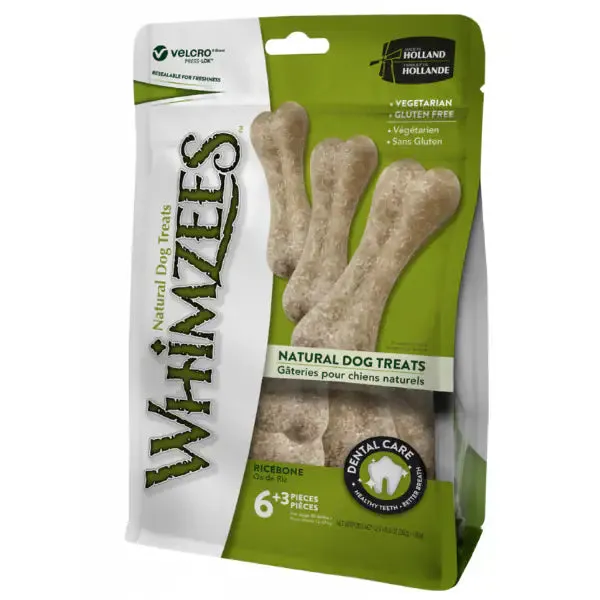 Whimzees Snack dentale Naturale Osso Riso 540 gr - immagine 1