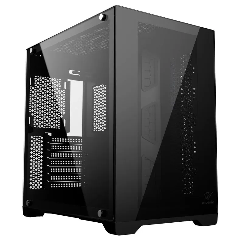 Phoenix Zephyr ATX Vetro temperato USB-C laterale e frontale Nero - immagine 1