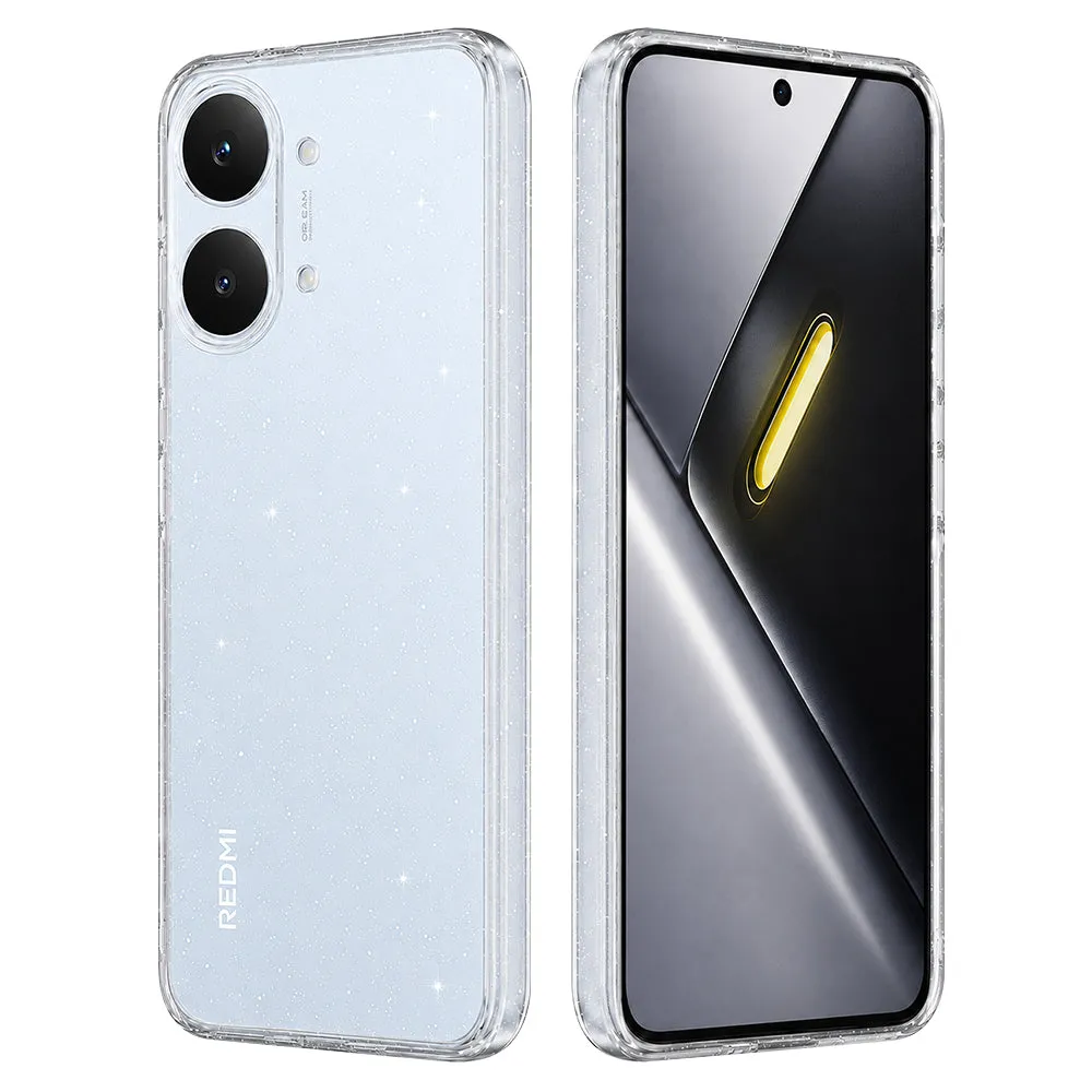 Custodia per Xiaomi Poco X8 Pro Max, Techsuit, SparkleSkin, Trasparente - immagine 1