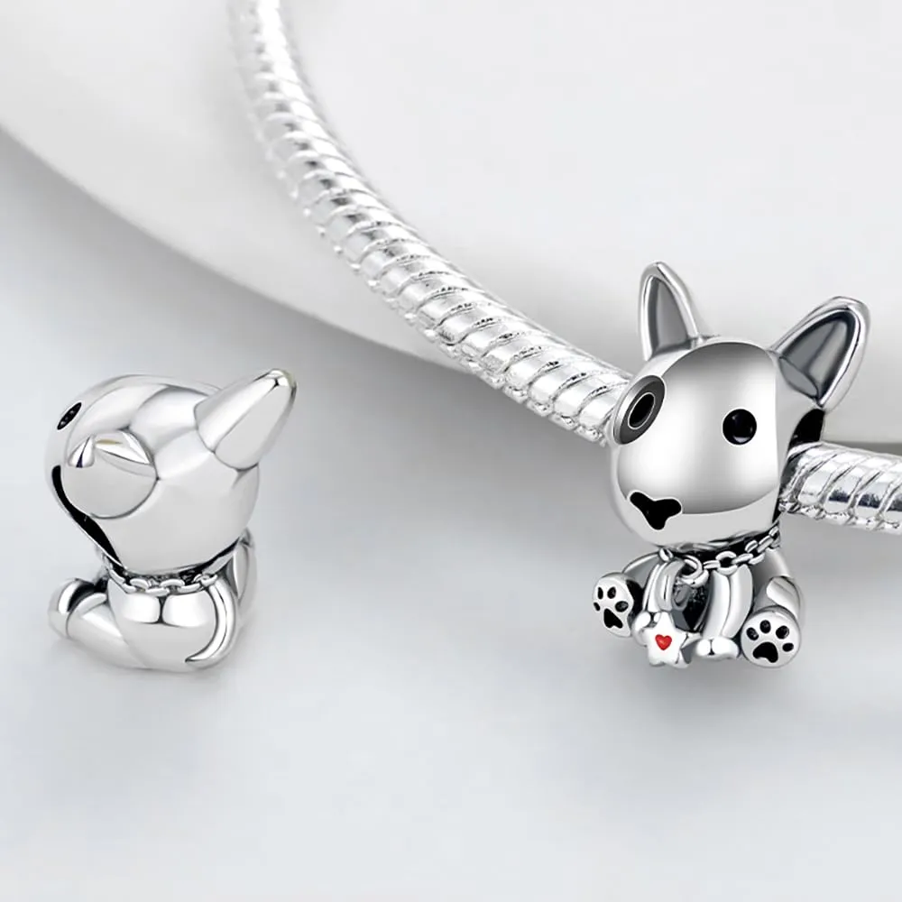 HappyStar charm argento 925,bead charm da donna, ciondolo combinato, I migliori regali per Sorelle e coppie, (perline distanziatrici incluse) - immagine 2