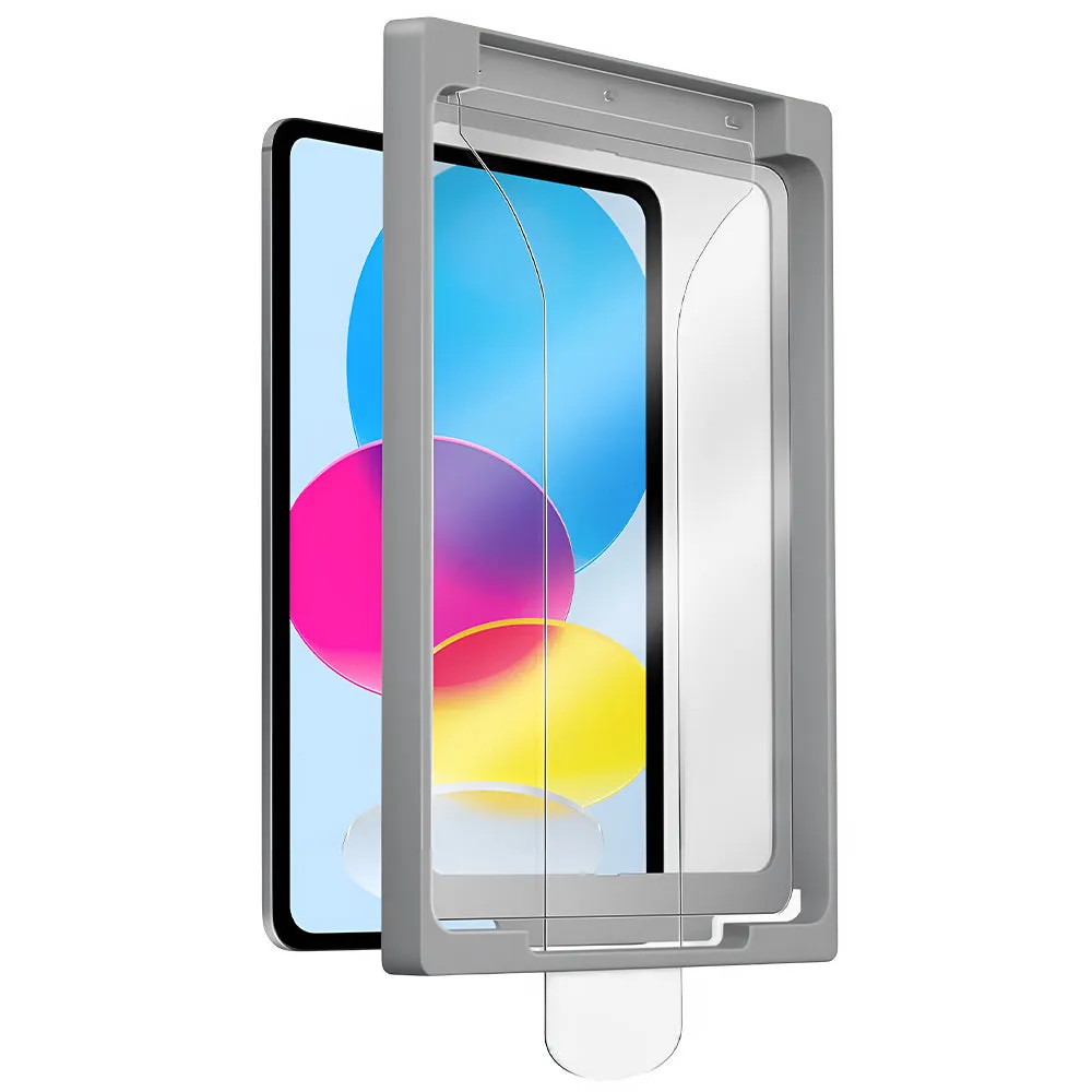 Pellicola protettiva per schermo UNIQ Optix Exofit per Apple iPad (2025), Vetro temperato, Colla completa - immagine 1
